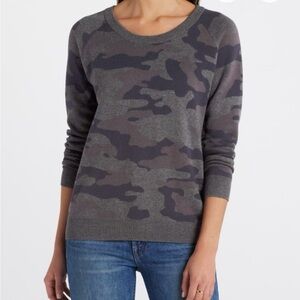 Camouflage Crew Neck Sweater